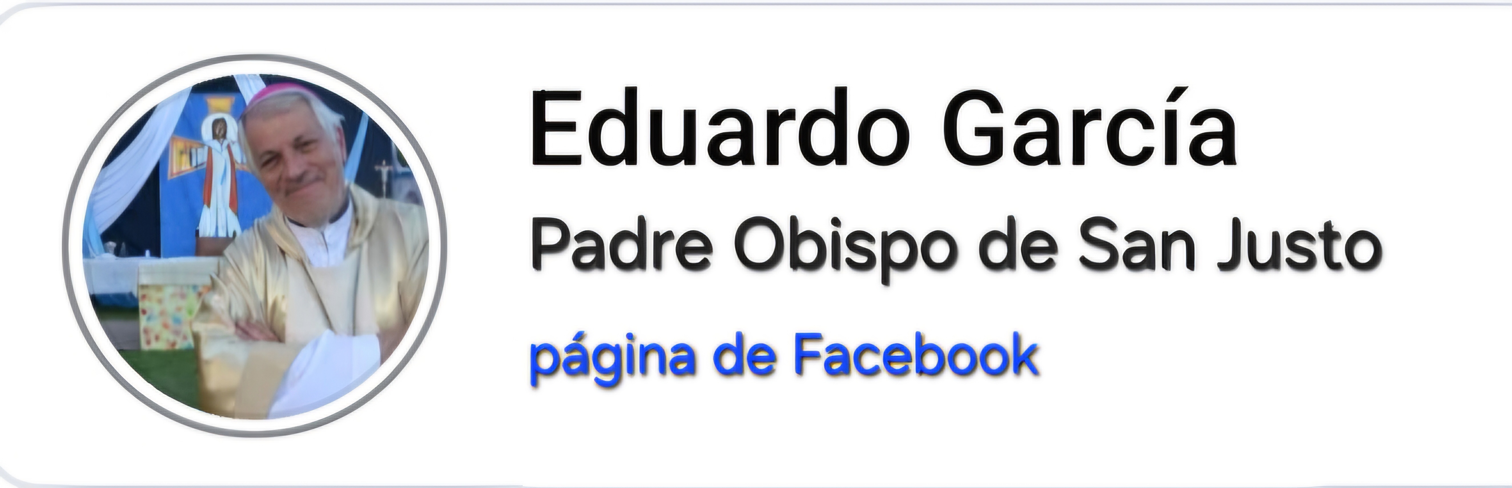 Padre Obispo Eduardo -Facebook